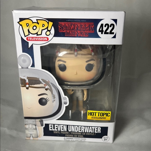 Funko Pop Stranger Things Eleven Underwater 422 Hot Topic Exclusive - Picture 1 of 6